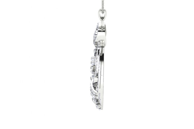 Vikki Diamond Pendant & Earrings set in gold